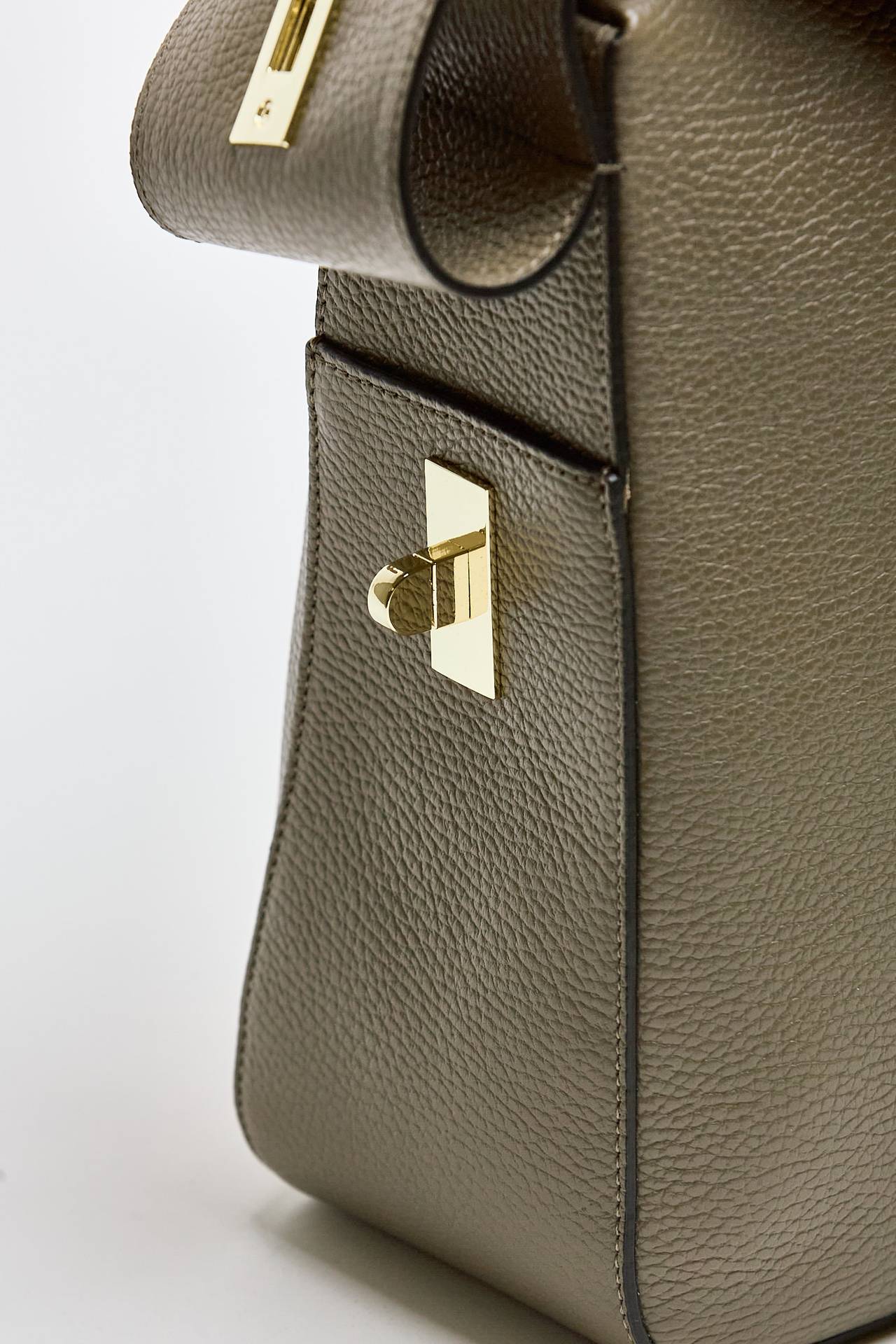 Borsa morbida ESSENTIAL in pelle fango donna Avenue 67 - 5