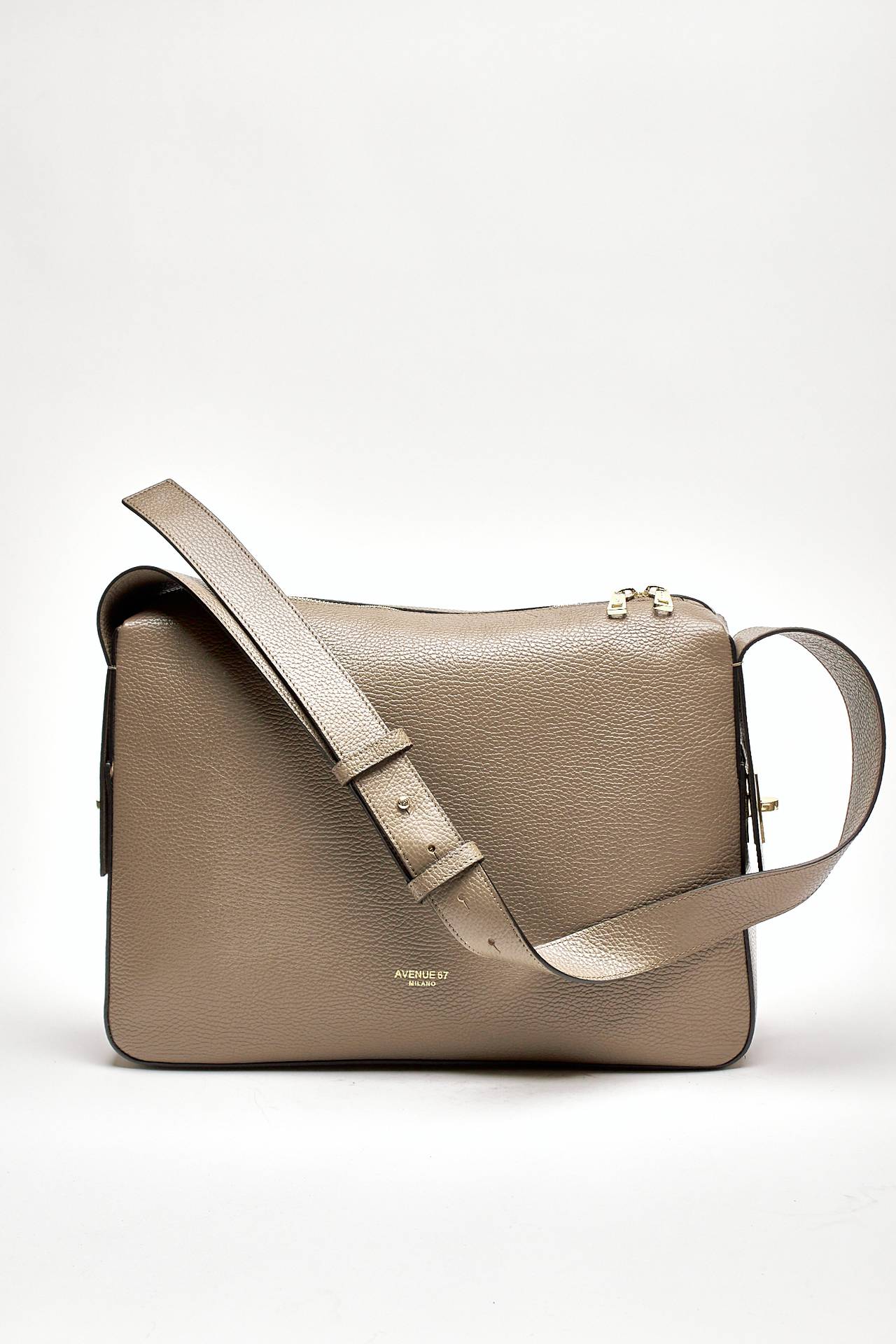 Borsa morbida ESSENTIAL in pelle fango donna Avenue 67 - 1