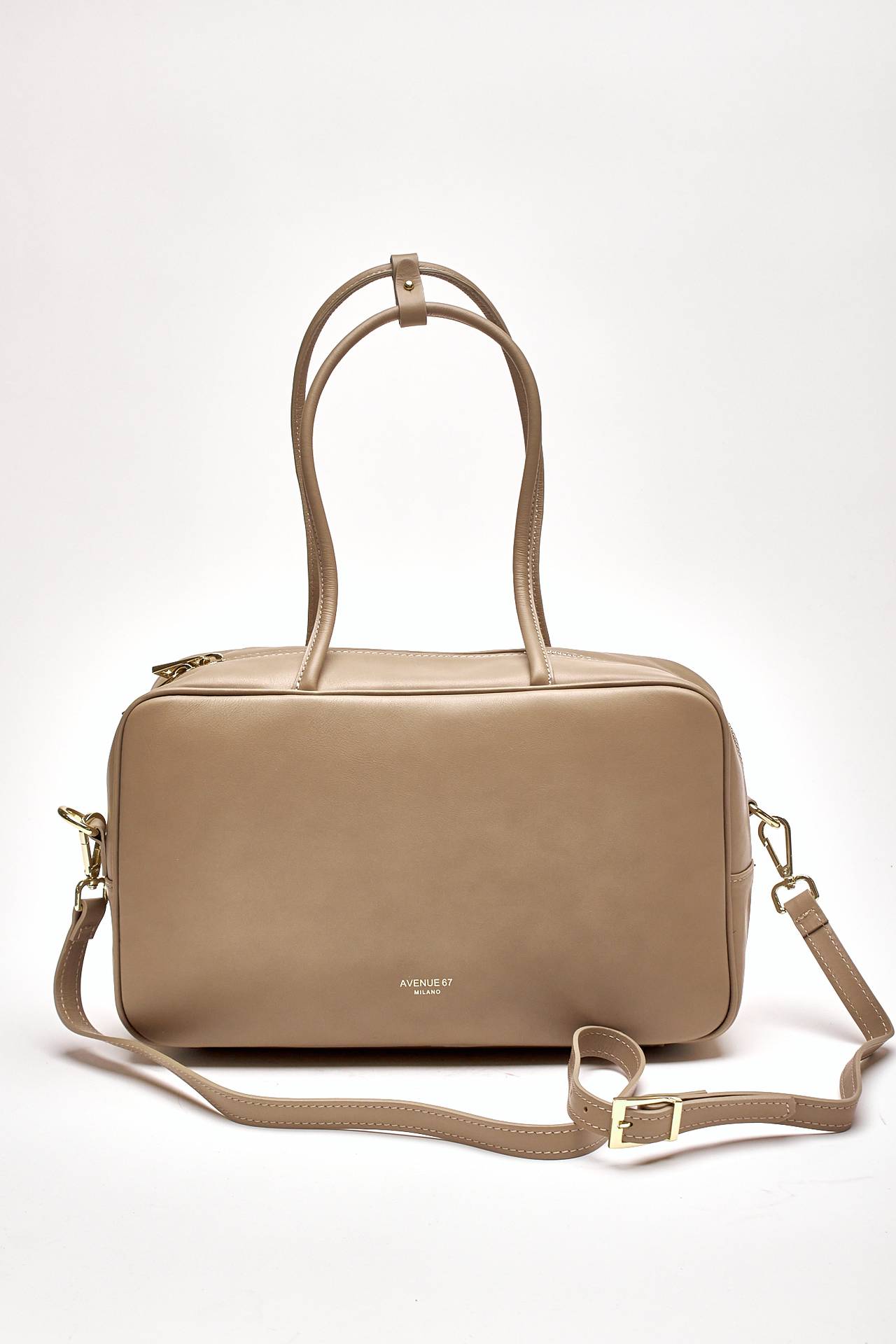 Baulotto semirigido TRUNKY in pelle creta donna Avenue 67 - 4