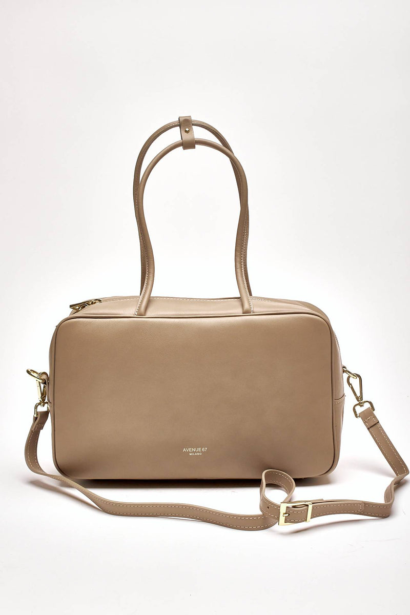 Baulotto semirigido TRUNKY in pelle creta donna Avenue 67 - 4