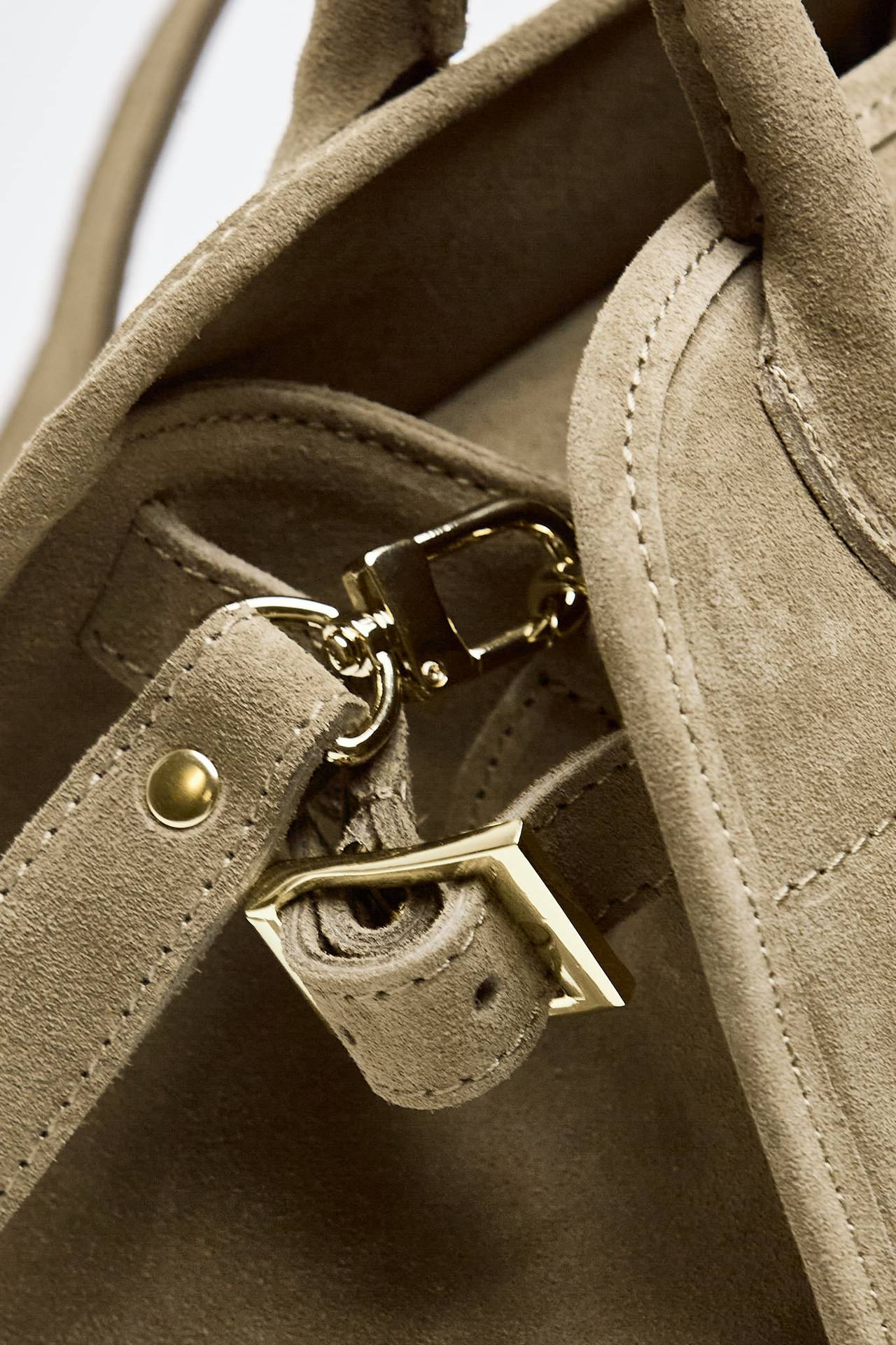 Borsa semirigida MELODY TOY in pelle tortora donna Avenue 67 - 7