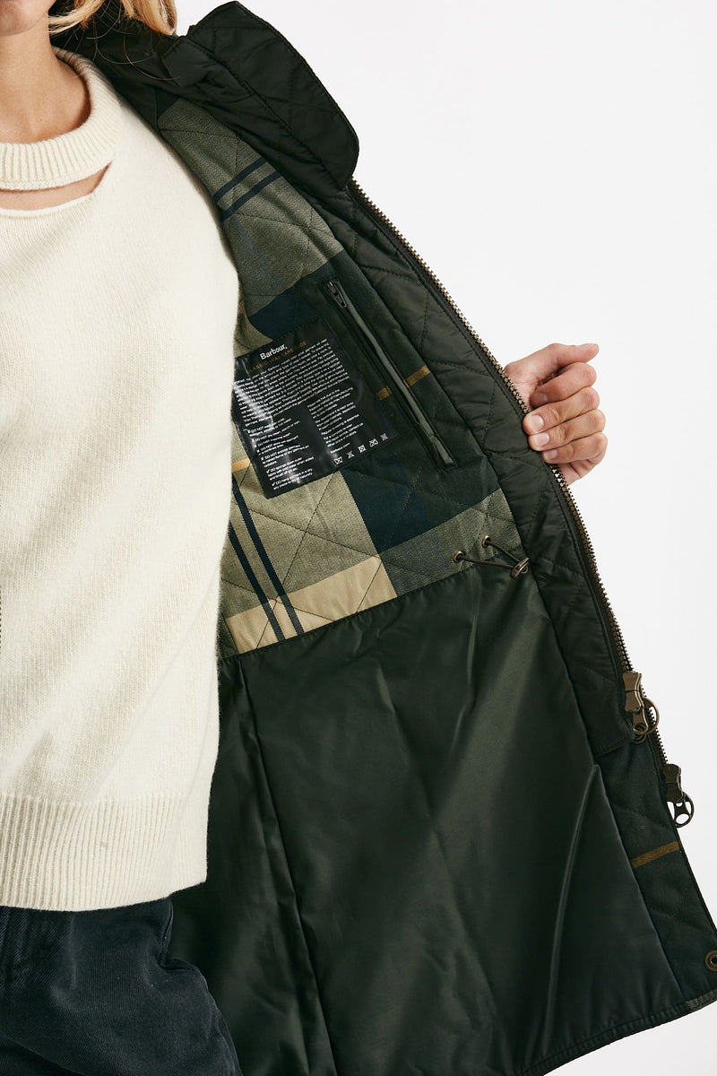 Giubbino parka cerato cannich wax donna Barbour - 3