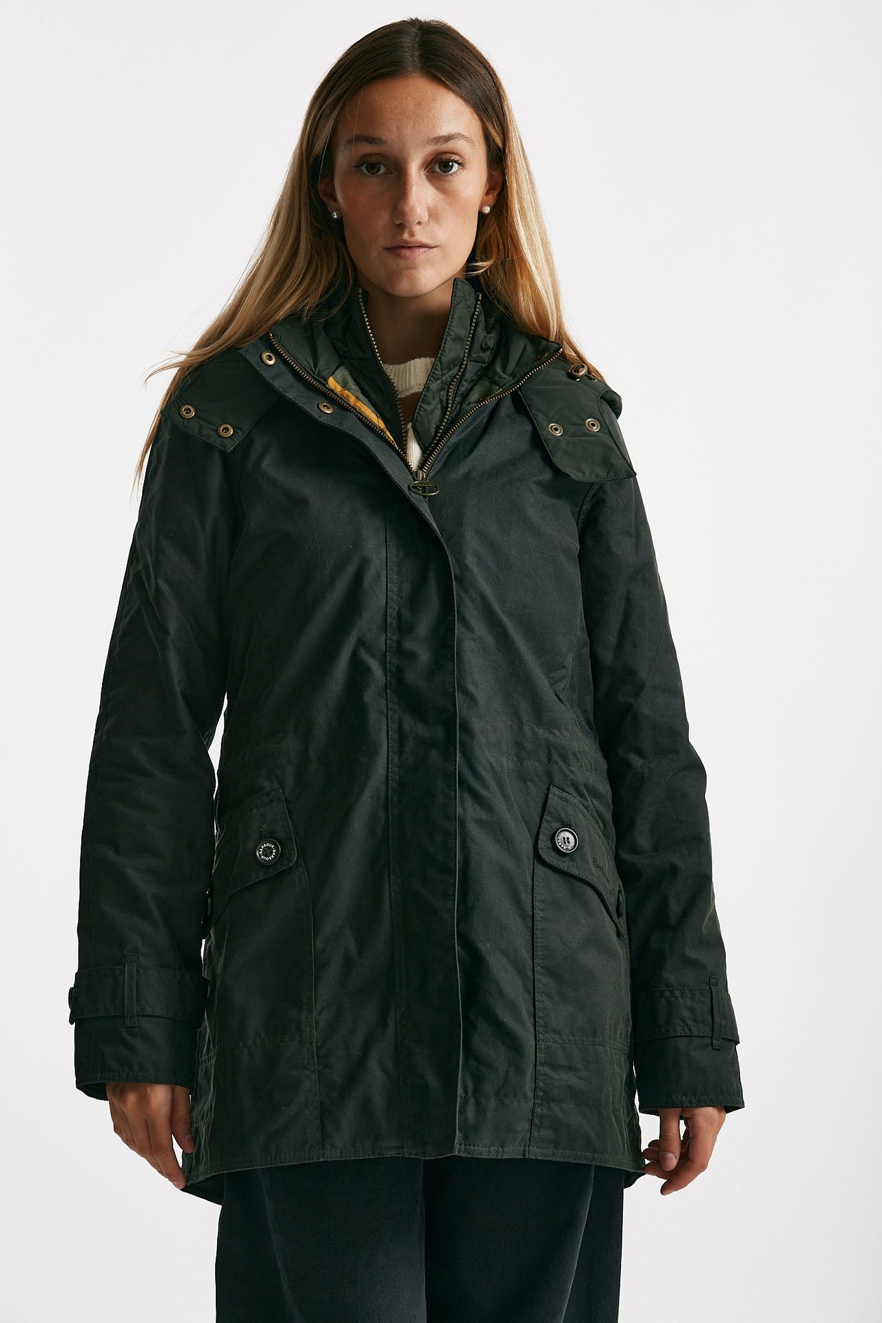 Giubbino parka cerato cannich wax donna Barbour - 6
