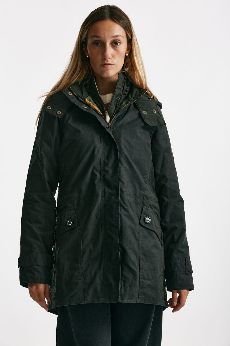 Giubbino parka cerato cannich wax donna Barbour - 6