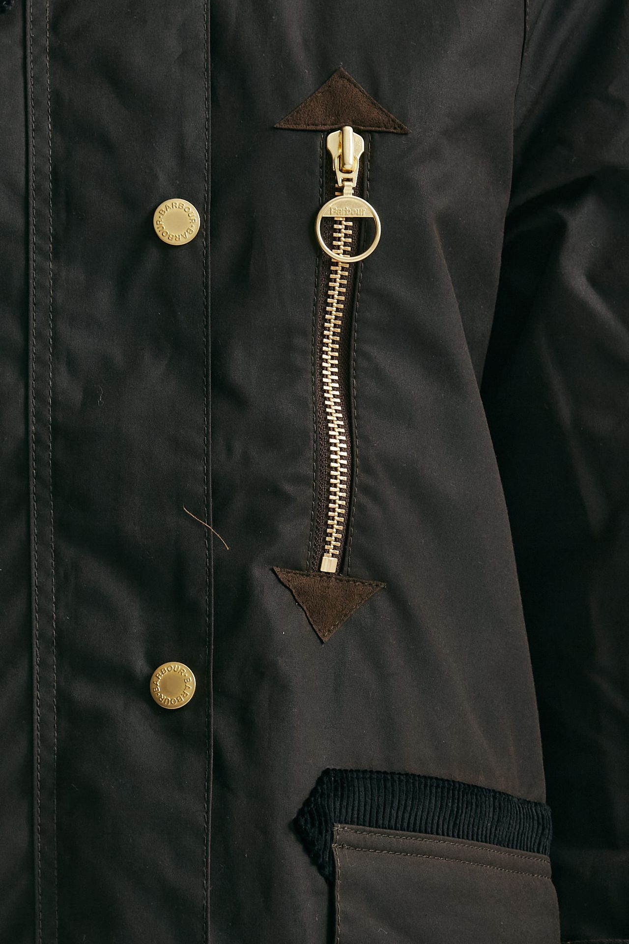 Giaccone lungo EVETTE WAX in cotone cerato donna Barbour - 5
