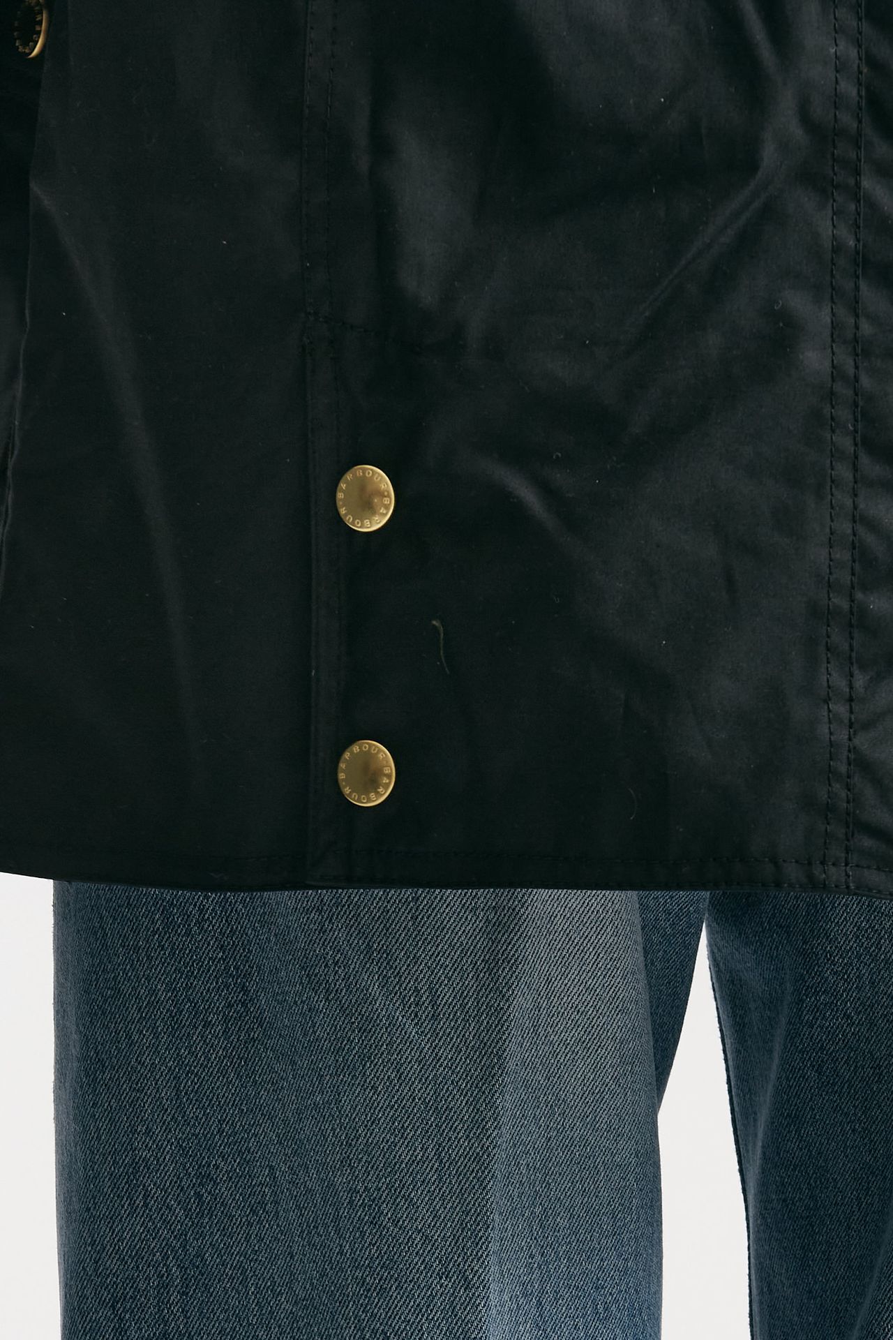 giubbino in cotone cerato beadnell modern wax nero donna Barbour - 6