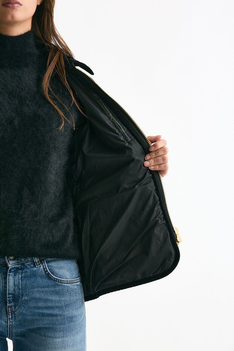 Giubbino FITTED BEADNELL QUILT trapuntato nero donna Barbour - 6