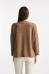 Maglia ampia in cachemire cammello donna Be you - 3