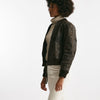 Bomber in pelle vegetale marrone donna Giorgio brato - 12