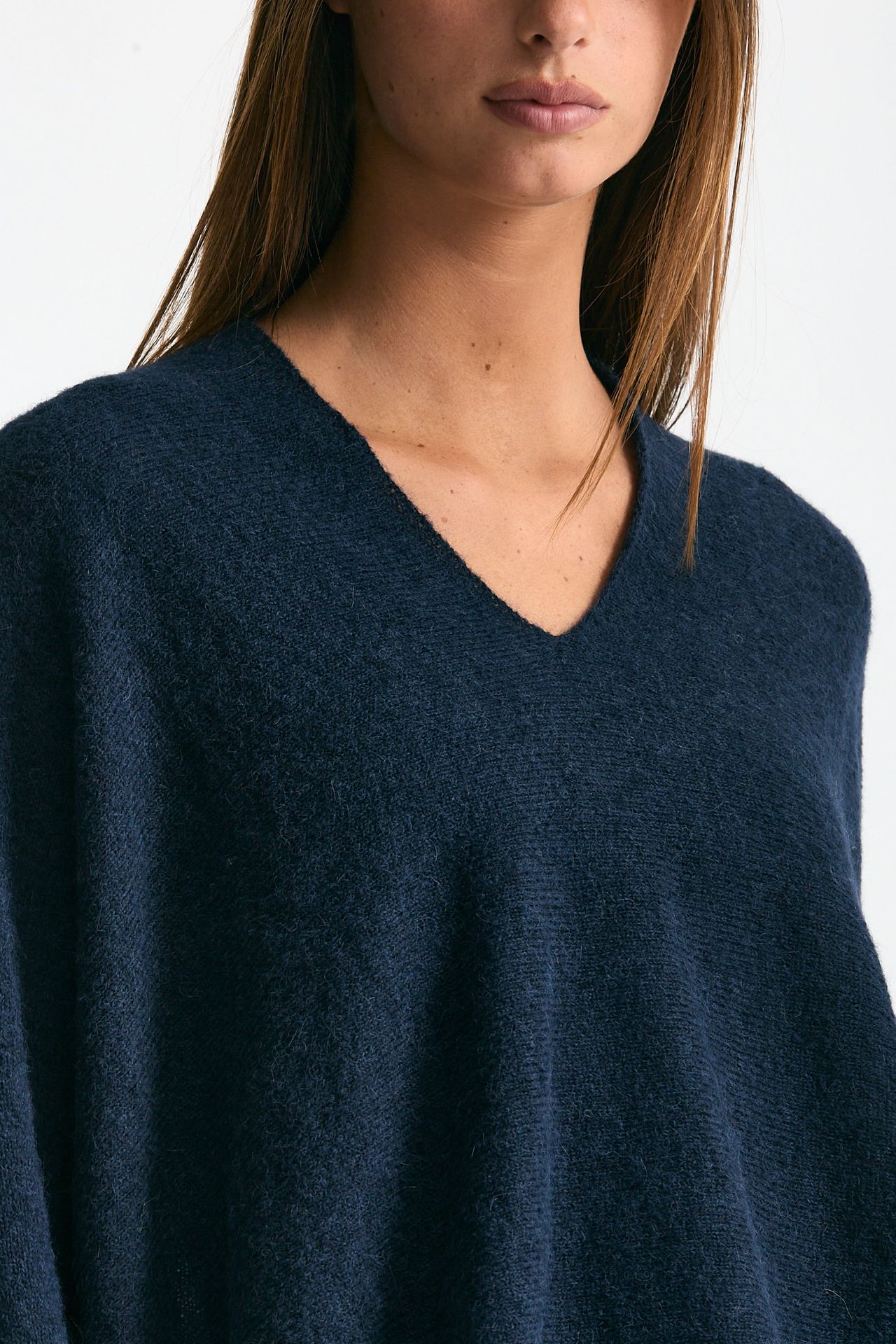 Maglia in alpaca blu donna Clouds - 5