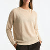 Maglia basic in alpaca beige chiaro donna Clouds - 6