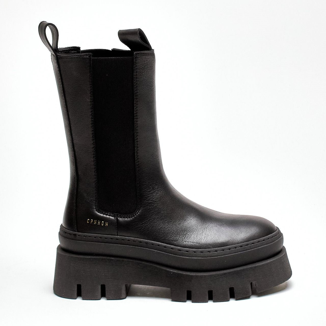 Beatles alto CPH685-BLK in pelle nero donna Copenhagen - 8