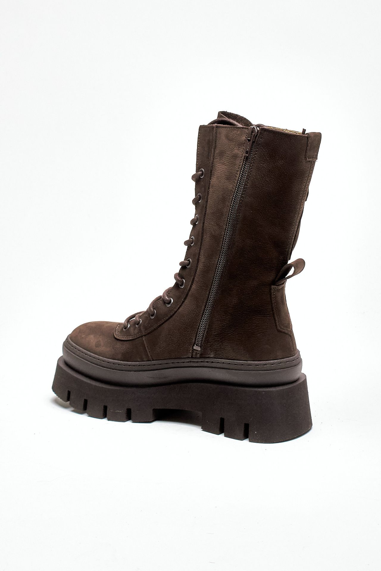 Anfibio alto CPH691 in nabuk testa di moro donna Copenhagen - 3