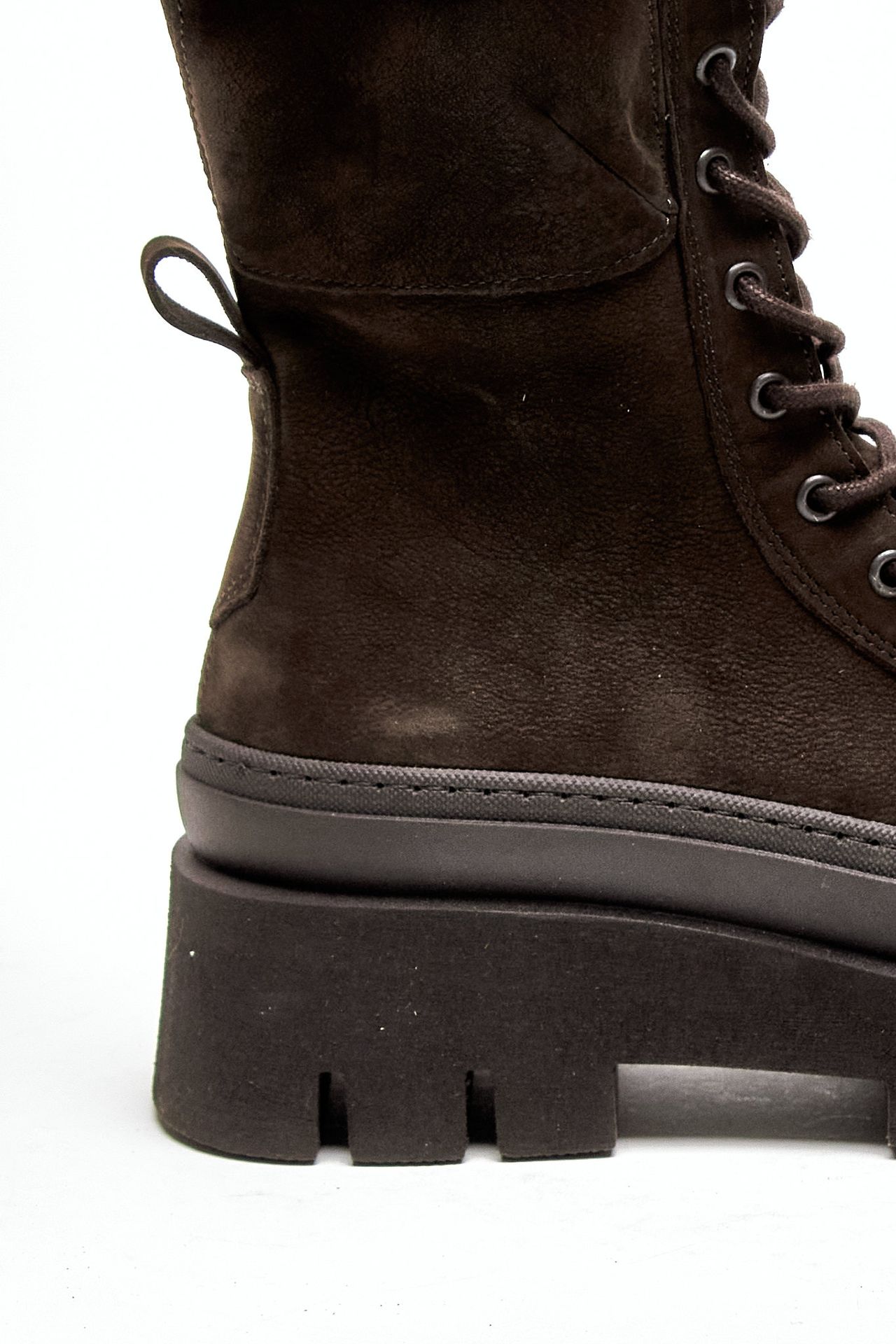 Anfibio alto CPH691 in nabuk testa di moro donna Copenhagen - 6