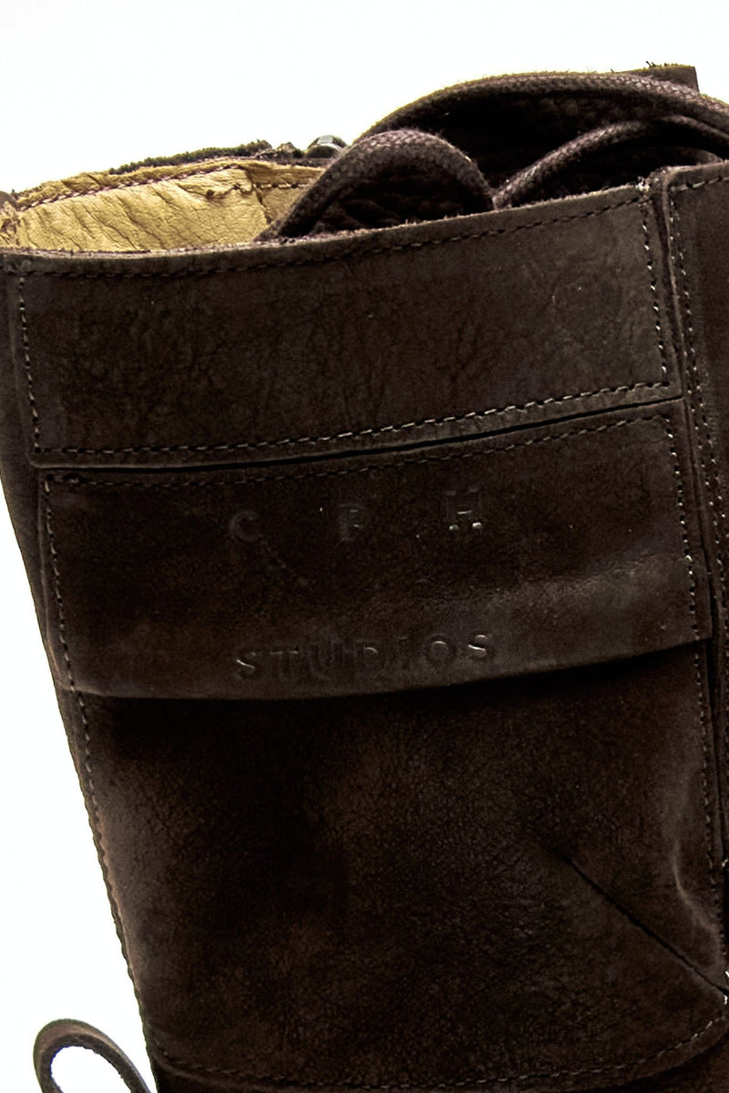 Anfibio alto CPH691 in nabuk testa di moro donna Copenhagen - 7