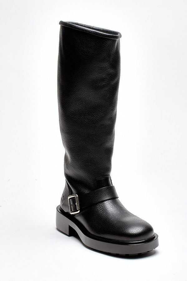 Stivali alti in pelle CPH441 nero donna Copenhagen