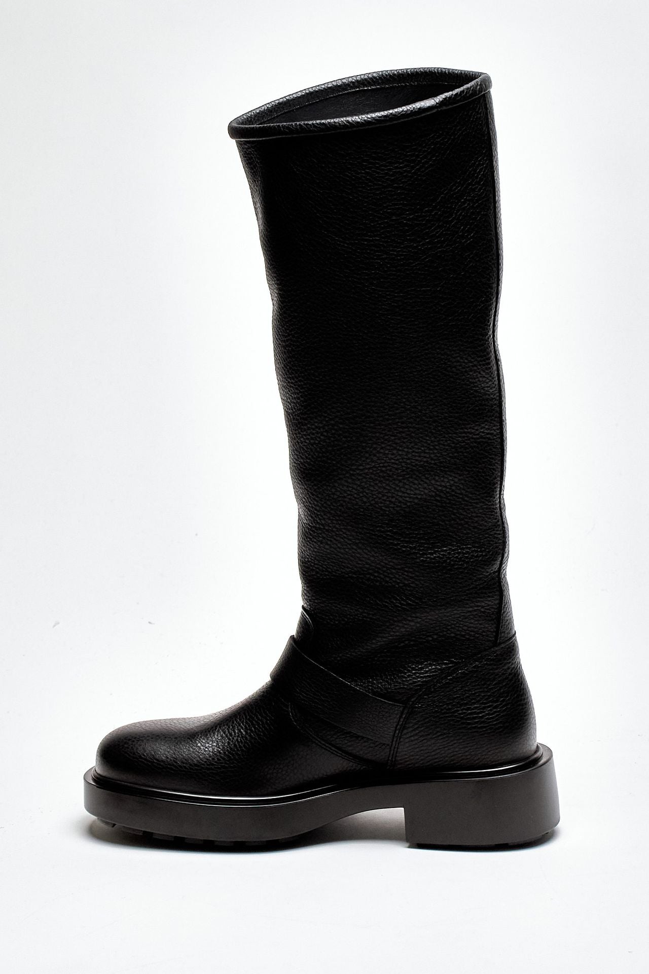 Stivali alti in pelle CPH441 nero donna Copenhagen - 4