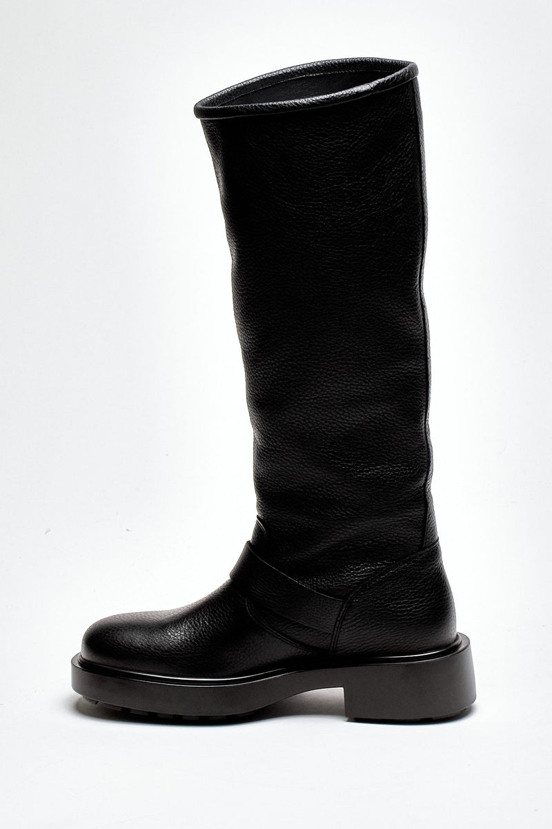 Stivali alti in pelle CPH441 nero donna Copenhagen - 4