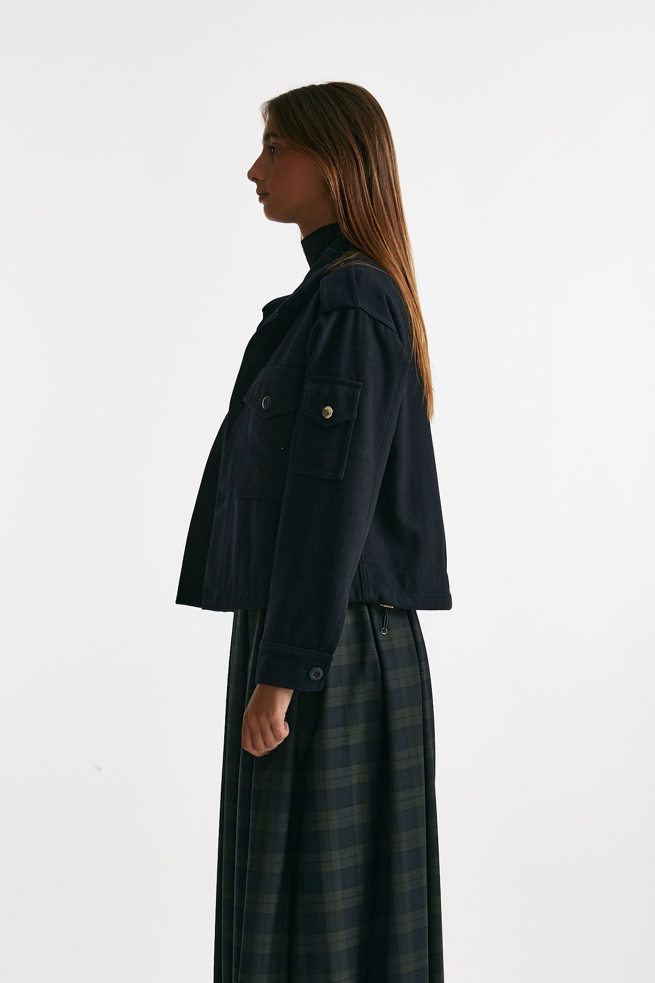 giacca crop mercure  blu donna Department five - 3