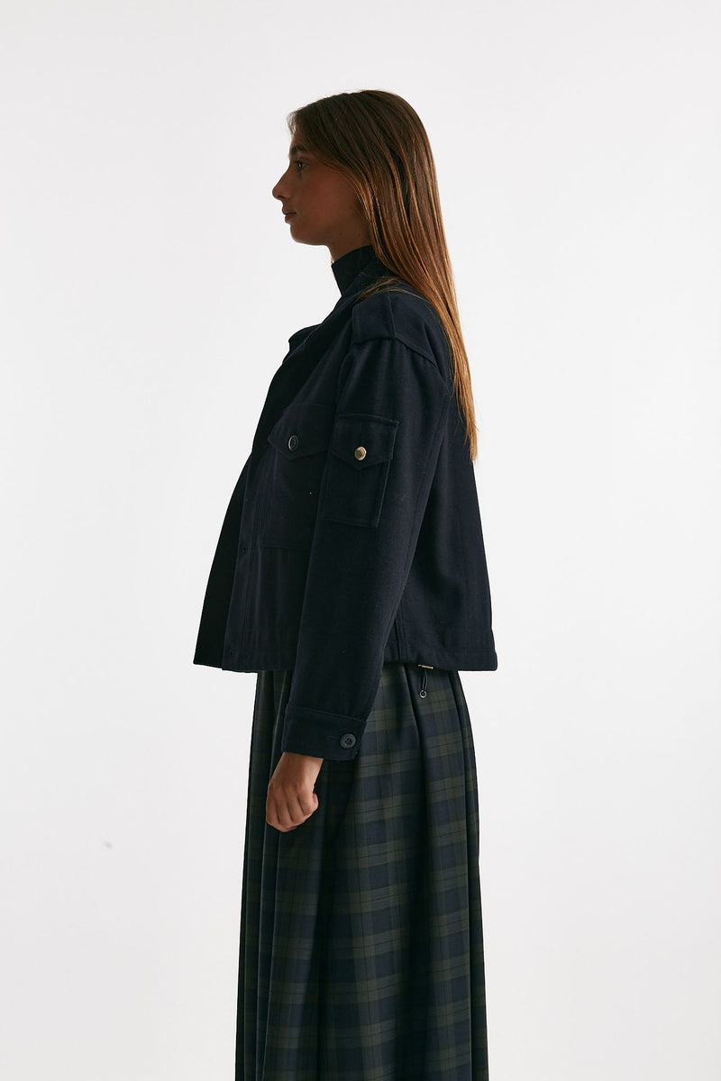 giacca crop mercure  blu donna Department five - 3