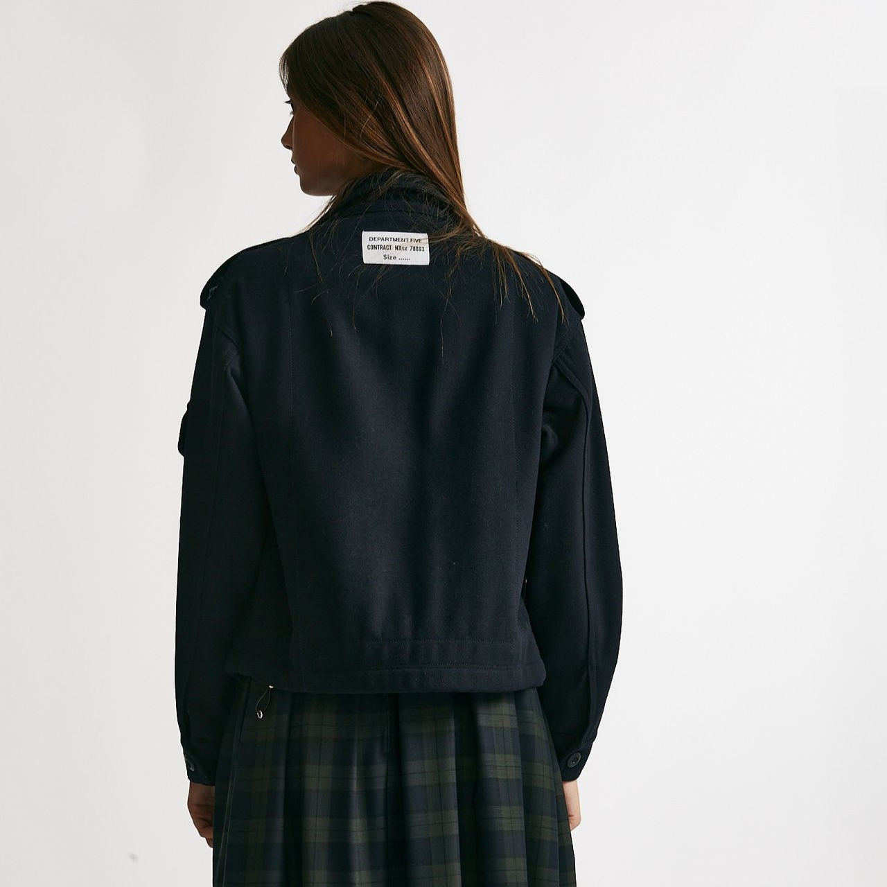 giacca crop mercure  blu donna Department five - 10