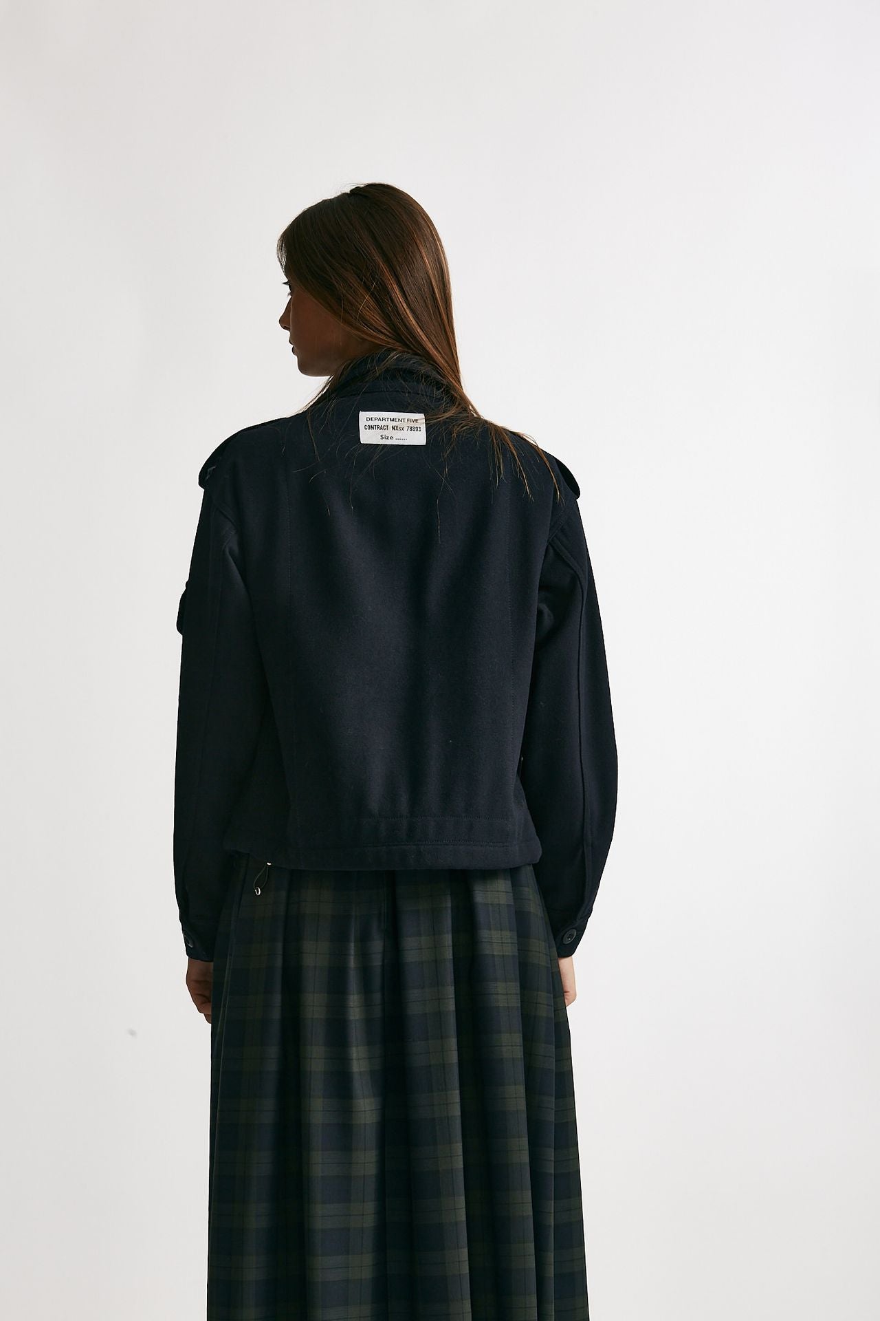 giacca crop mercure  blu donna Department five - 4