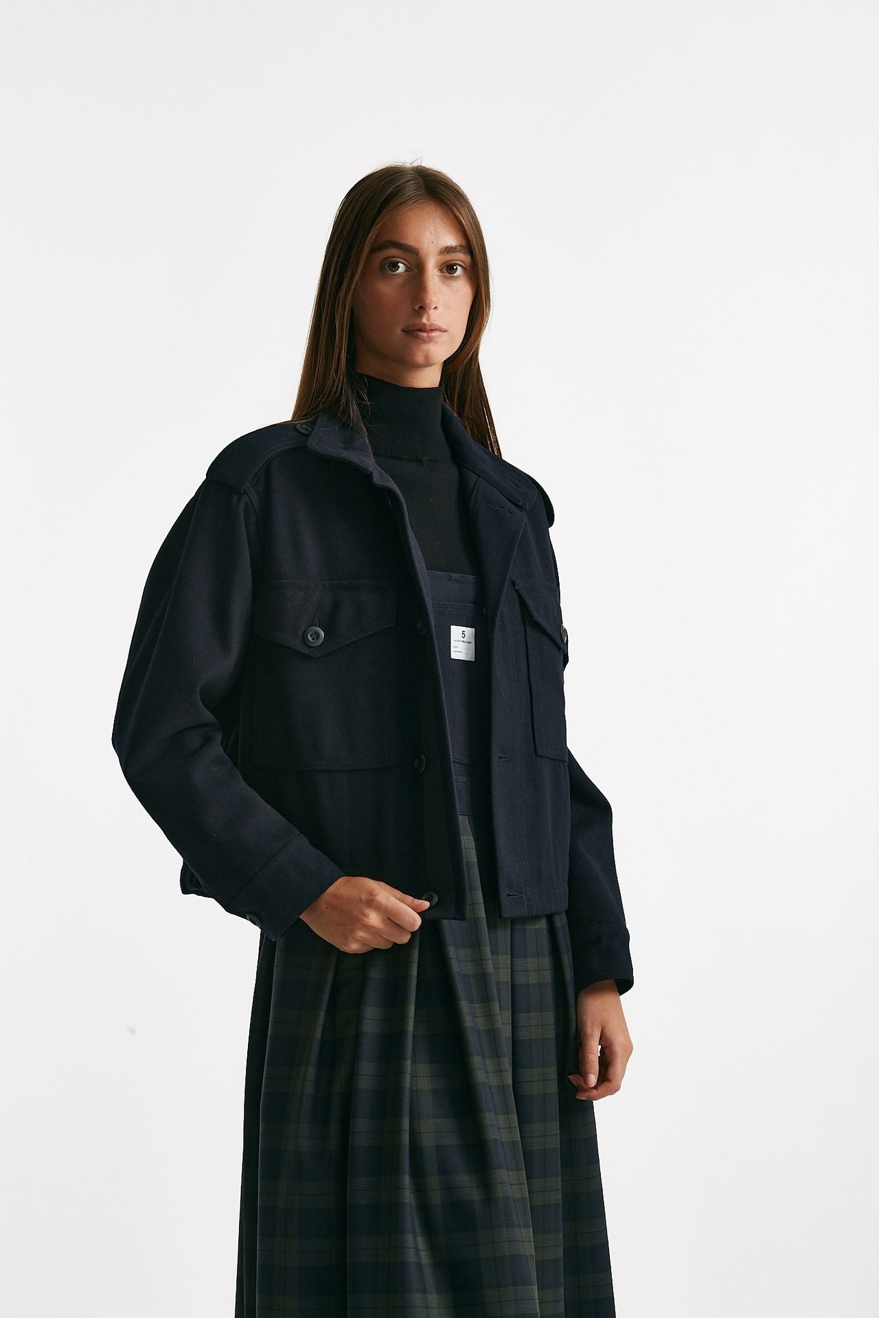 giacca crop mercure  blu donna Department five - 6