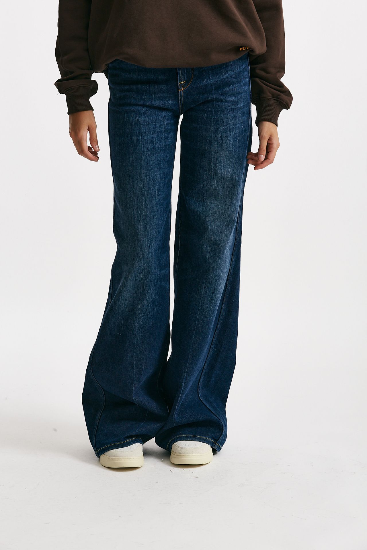 jeans palazzo pretender lavaggio scuro donna Department five - 1