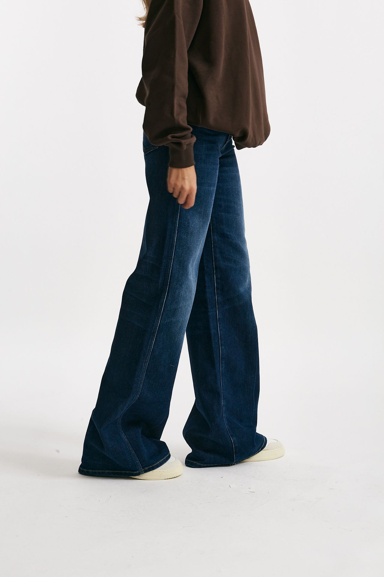 jeans palazzo pretender lavaggio scuro donna Department five - 4