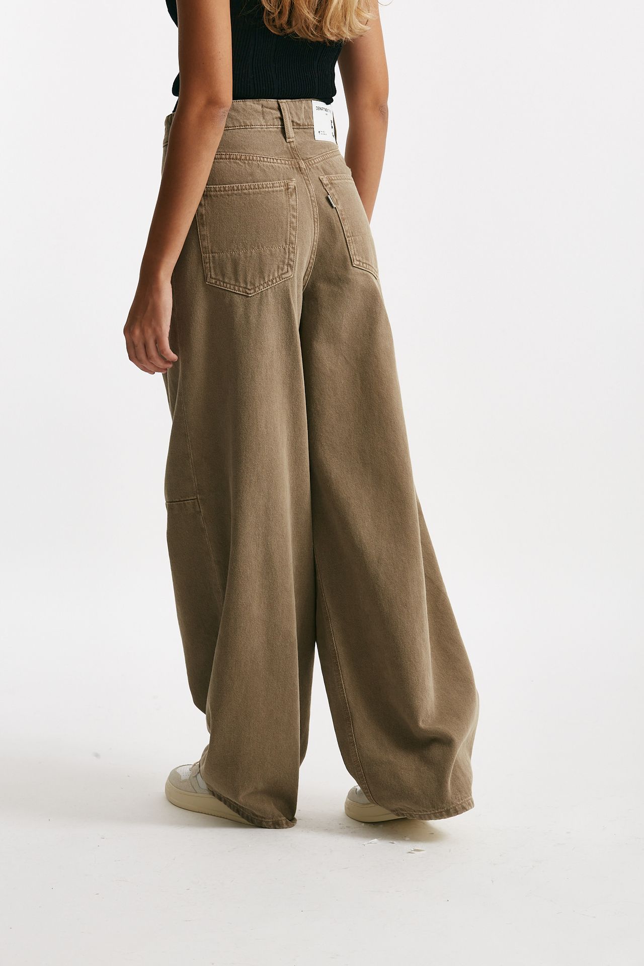 jeans ampio mustard sabbia donna Department five - 3