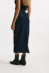 gonna tubino midi braid denim scuro donna Department five - 2