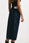 gonna tubino midi braid denim scuro donna Department five - 3