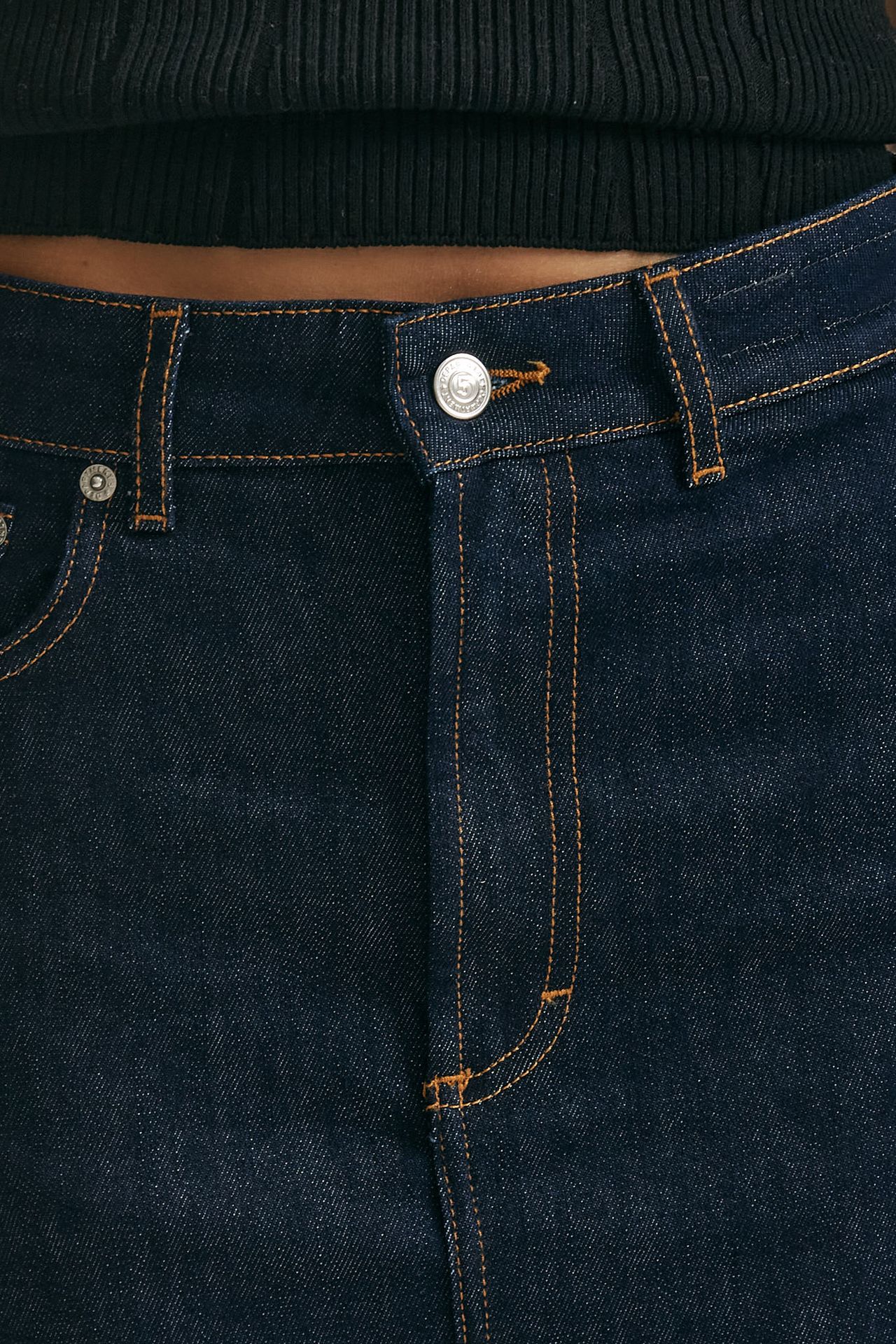 gonna tubino midi braid denim scuro donna Department five - 6