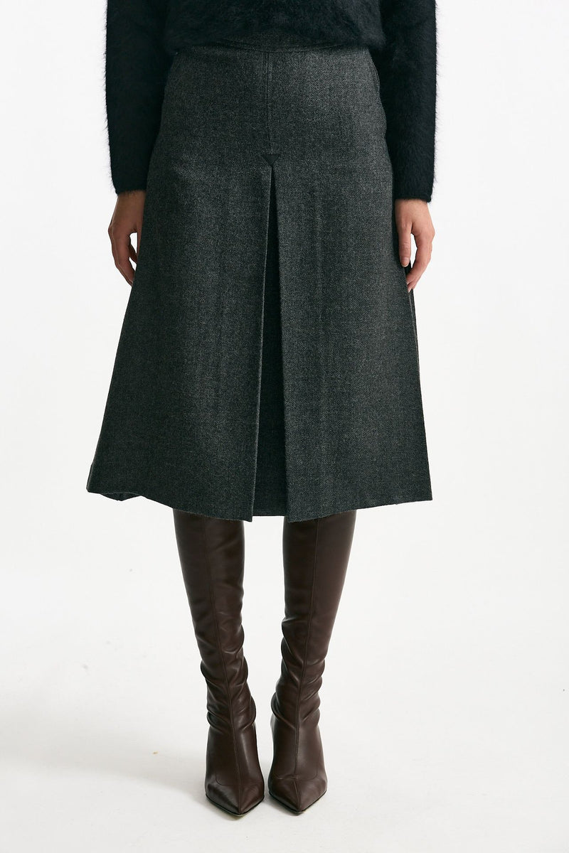 Gonna midi FLOAT antracite donna Department five - 2