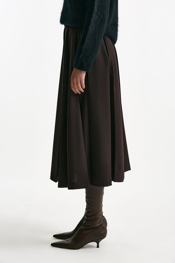 Gonna midi HENRIQUE bordeaux donna Department five