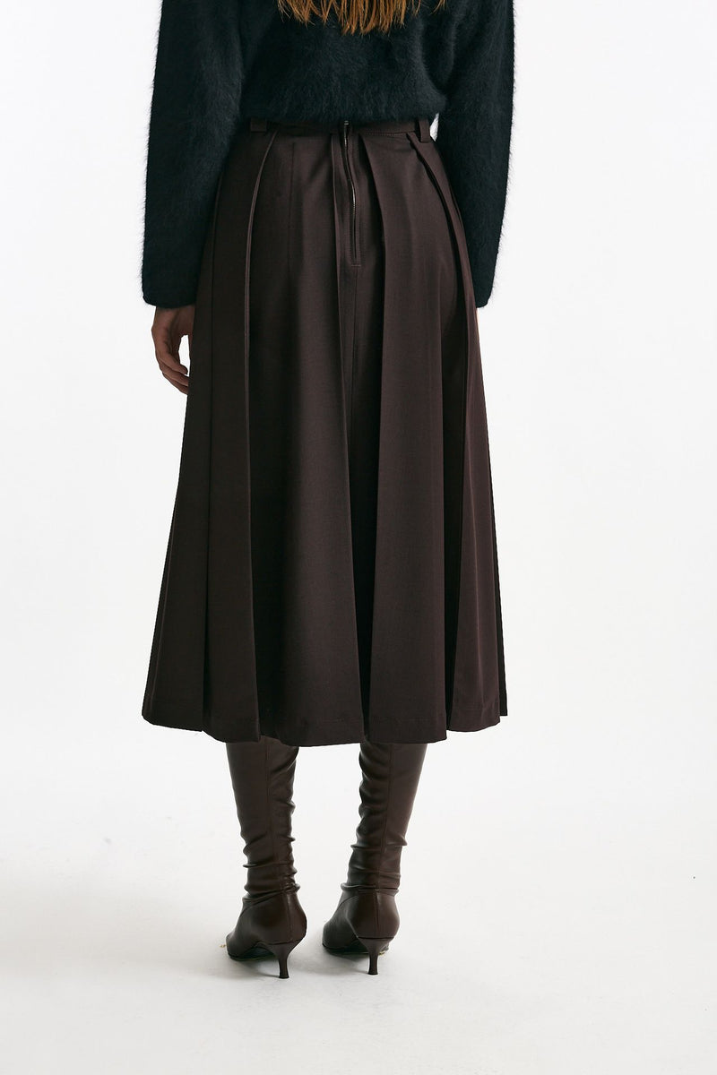 Gonna midi HENRIQUE bordeaux donna Department five - 3