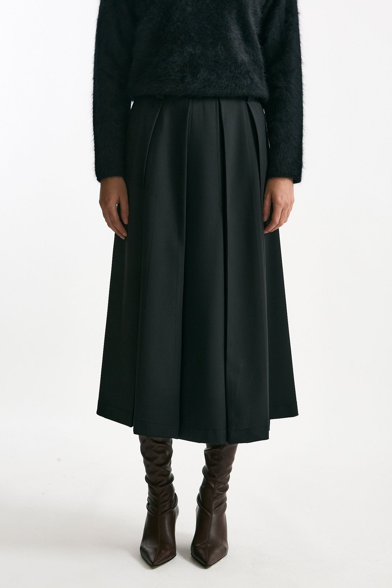 Gonna midi HENRIQUE nero donna Department five - 2