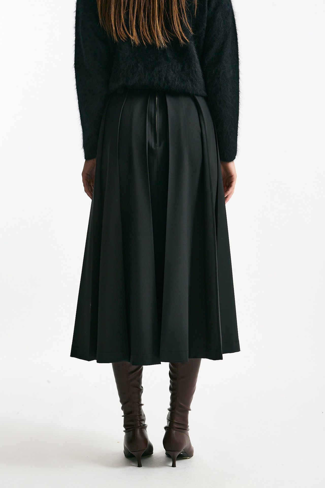 Gonna midi HENRIQUE nero donna Department five - 4