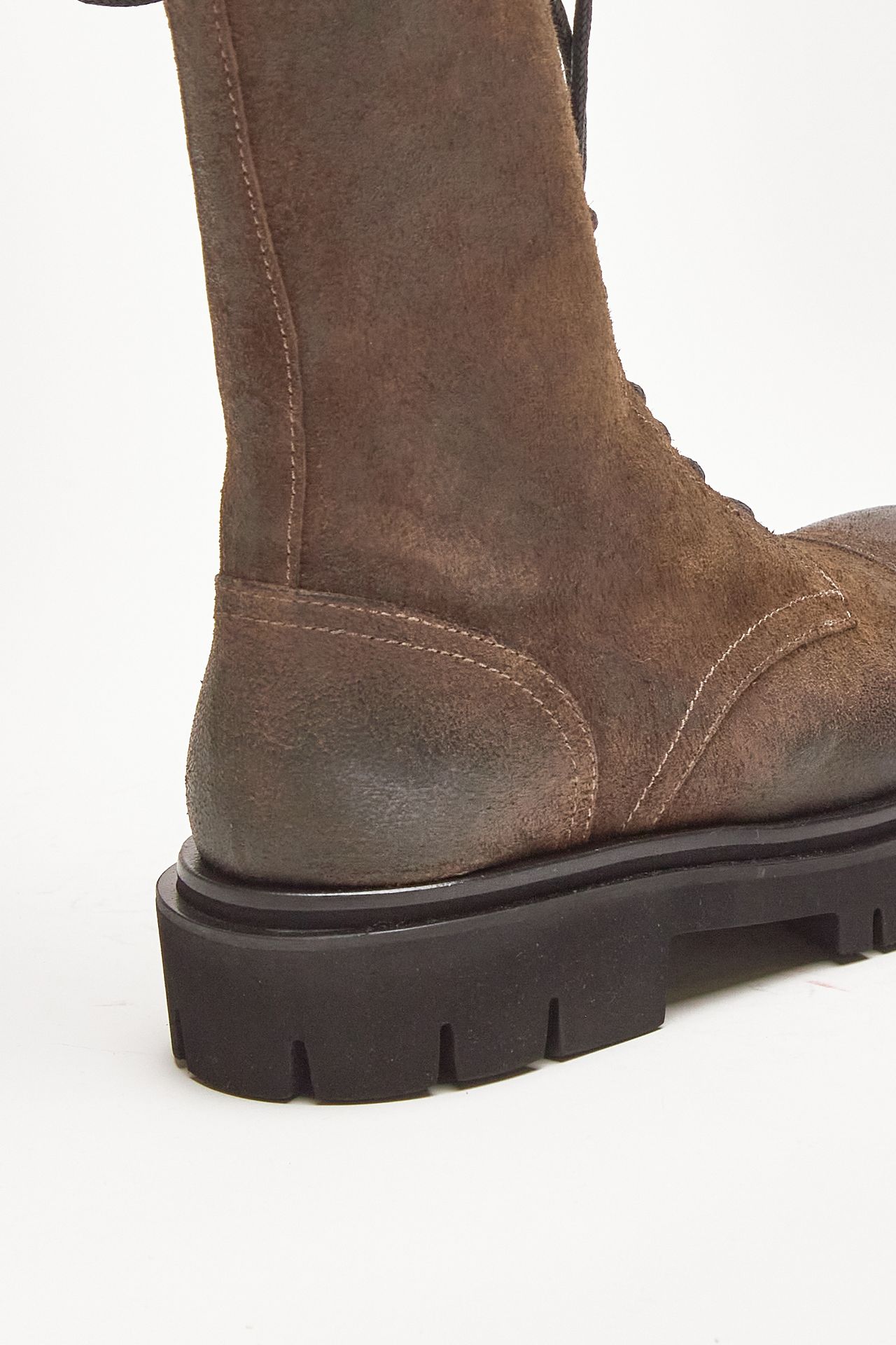 anfibio ws326 in pelle testa di moro donna Dondup - 7