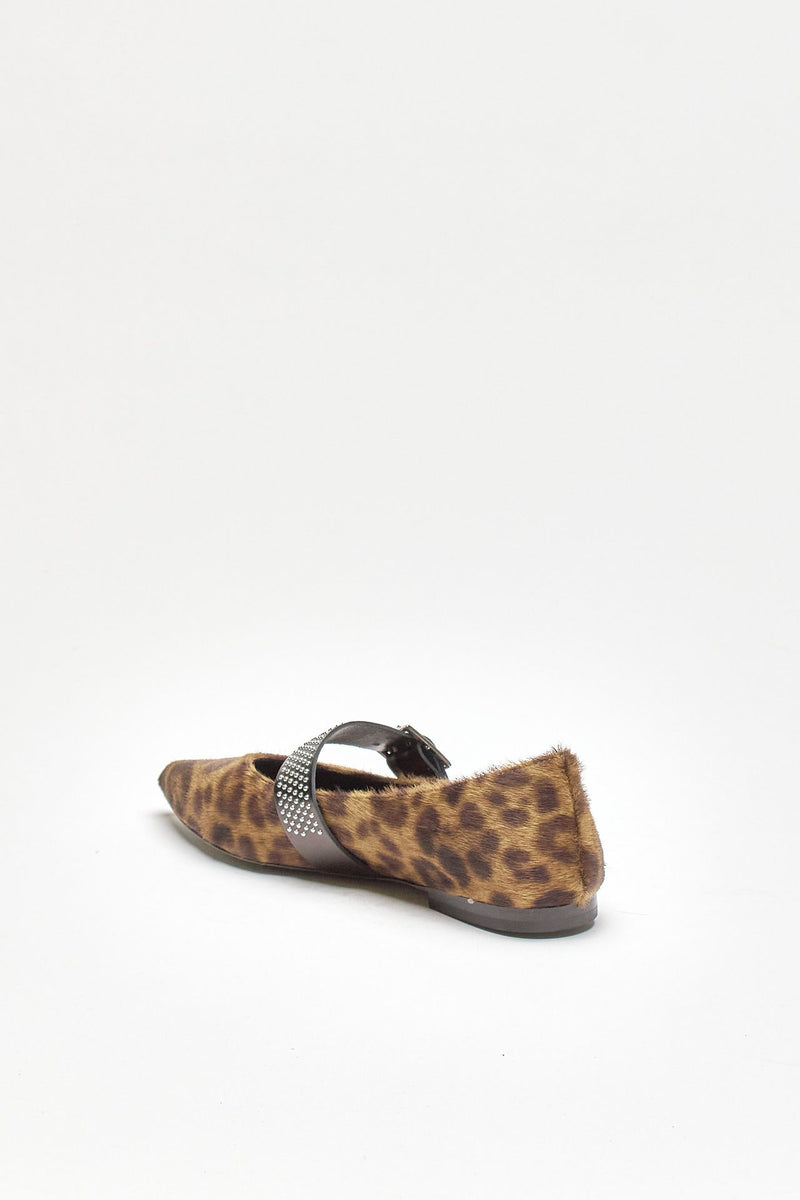 ballerine in pelle fantasia animalier donna Dondup - 3