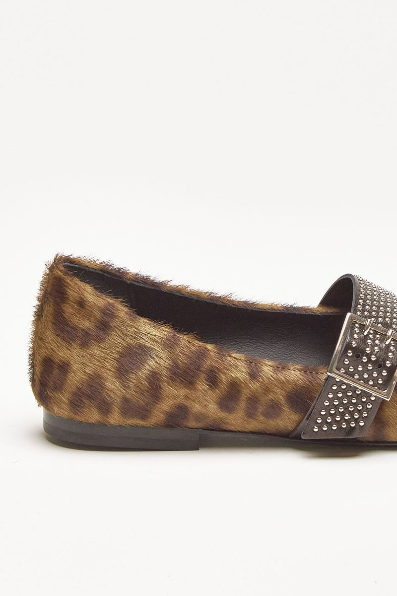 ballerine in pelle fantasia animalier donna Dondup - 5