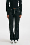 jeans wide leg jackline nero vintage donna Dondup - 1