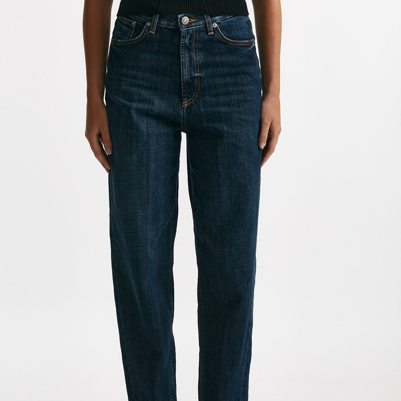 jeans loose bessie lavaggio scuro donna Dondup - 8