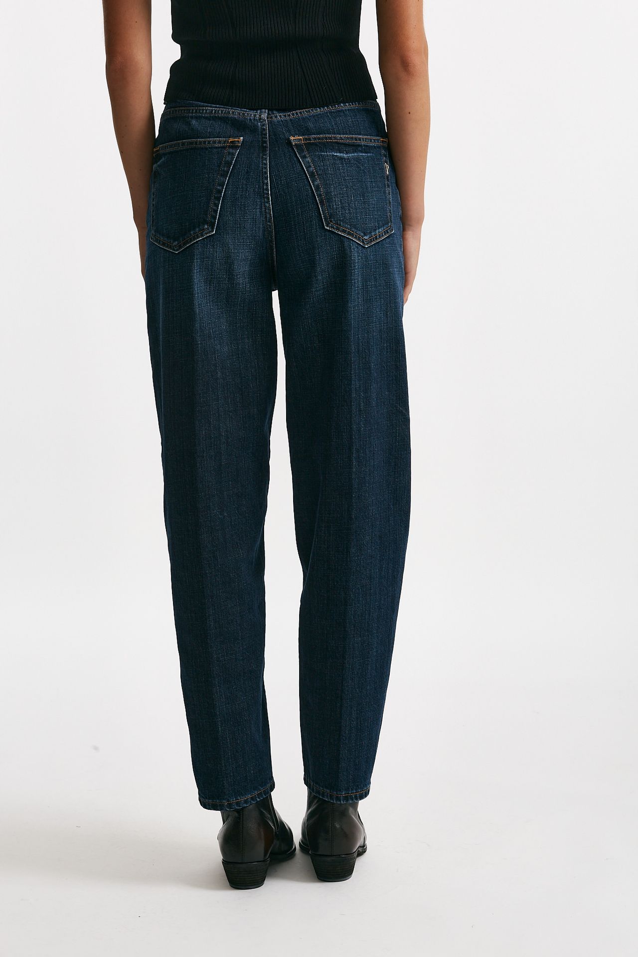 jeans loose bessie lavaggio scuro donna Dondup - 3