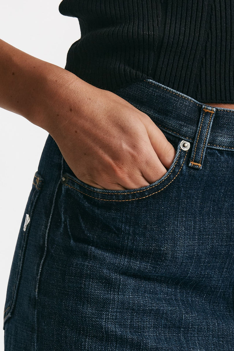 jeans loose bessie lavaggio scuro donna Dondup - 6