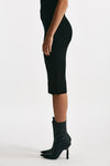 gonna in maglia nero elastico in vita donna Dondup - 3