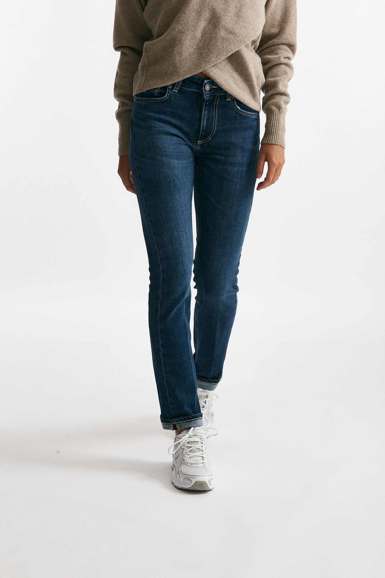 jeans regular sue lavaggio medio chiaro donna Dondup - 1