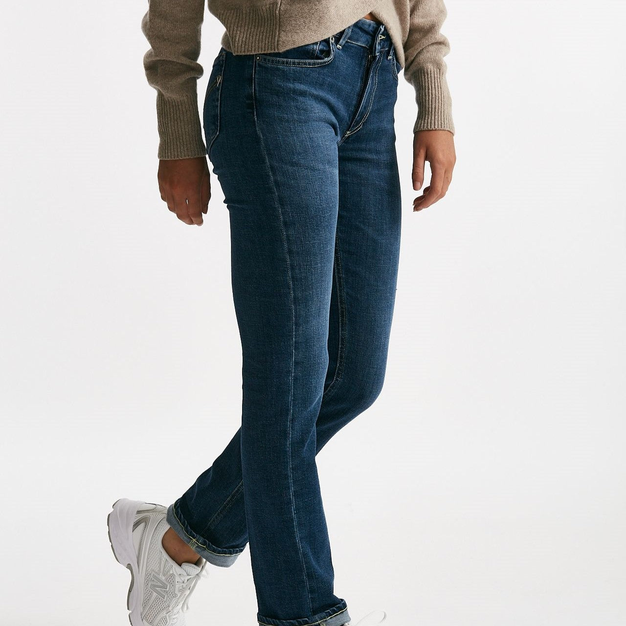 jeans regular sue lavaggio medio chiaro donna Dondup - 8