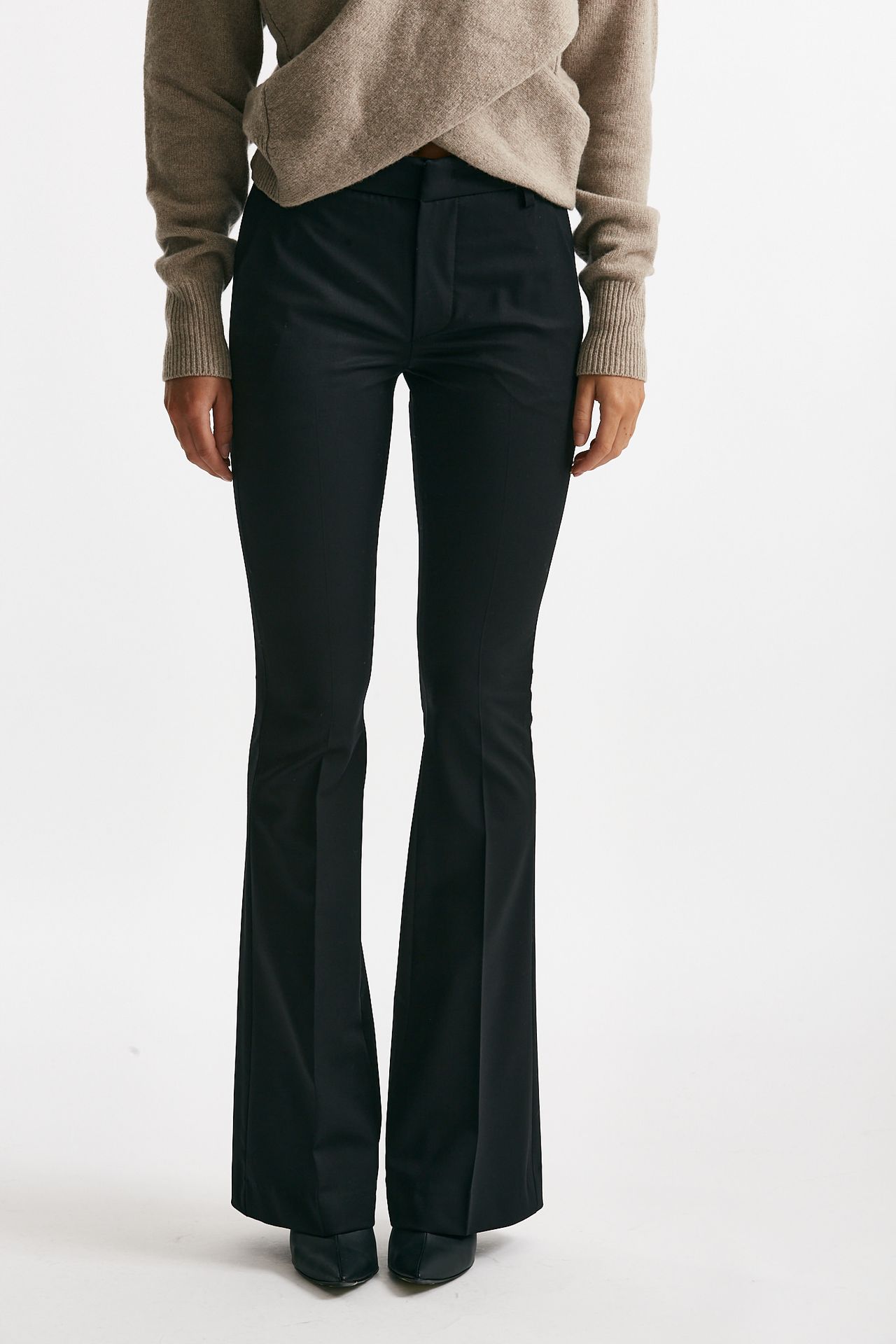 pantalone bootcut lexi nero donna Dondup - 1