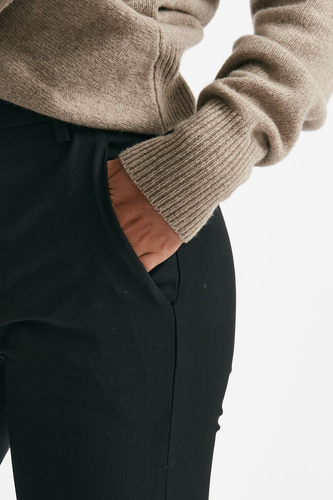 pantalone bootcut lexi nero donna Dondup - 4